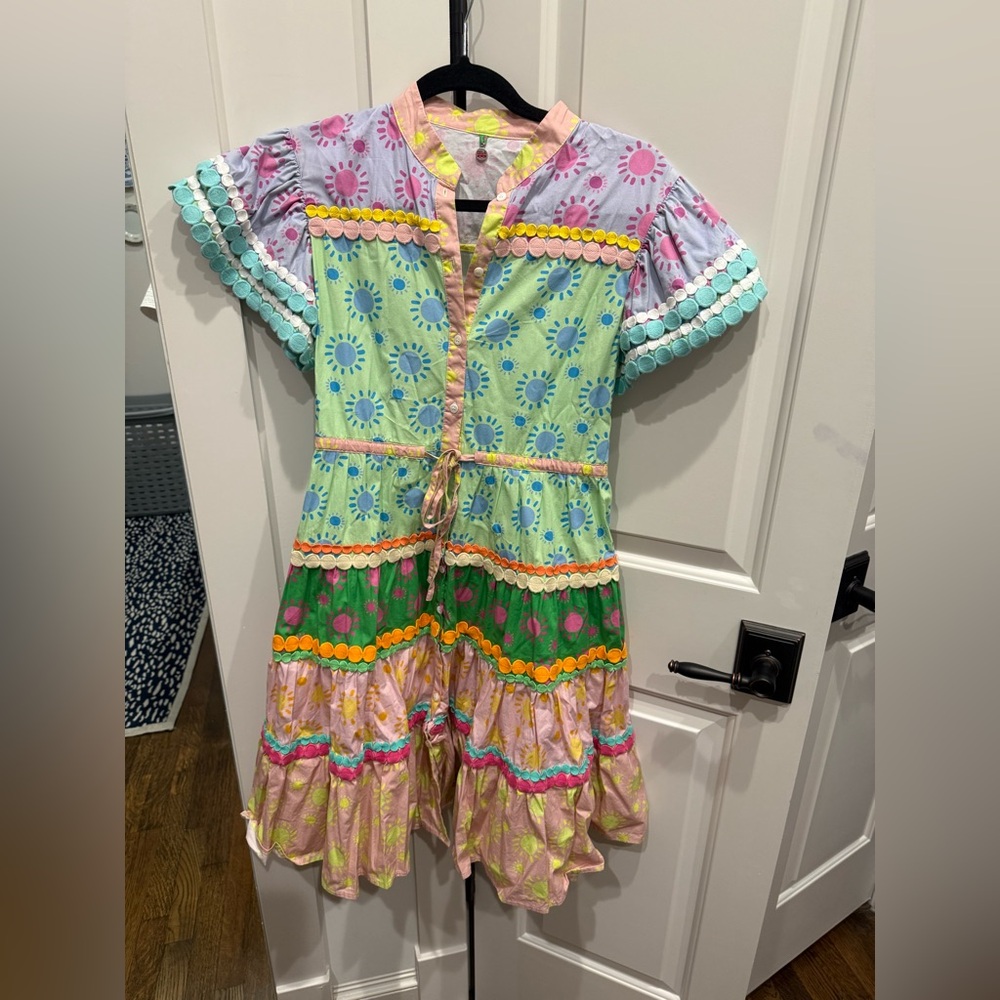 CeliaB Colorful Floral Mini Dress